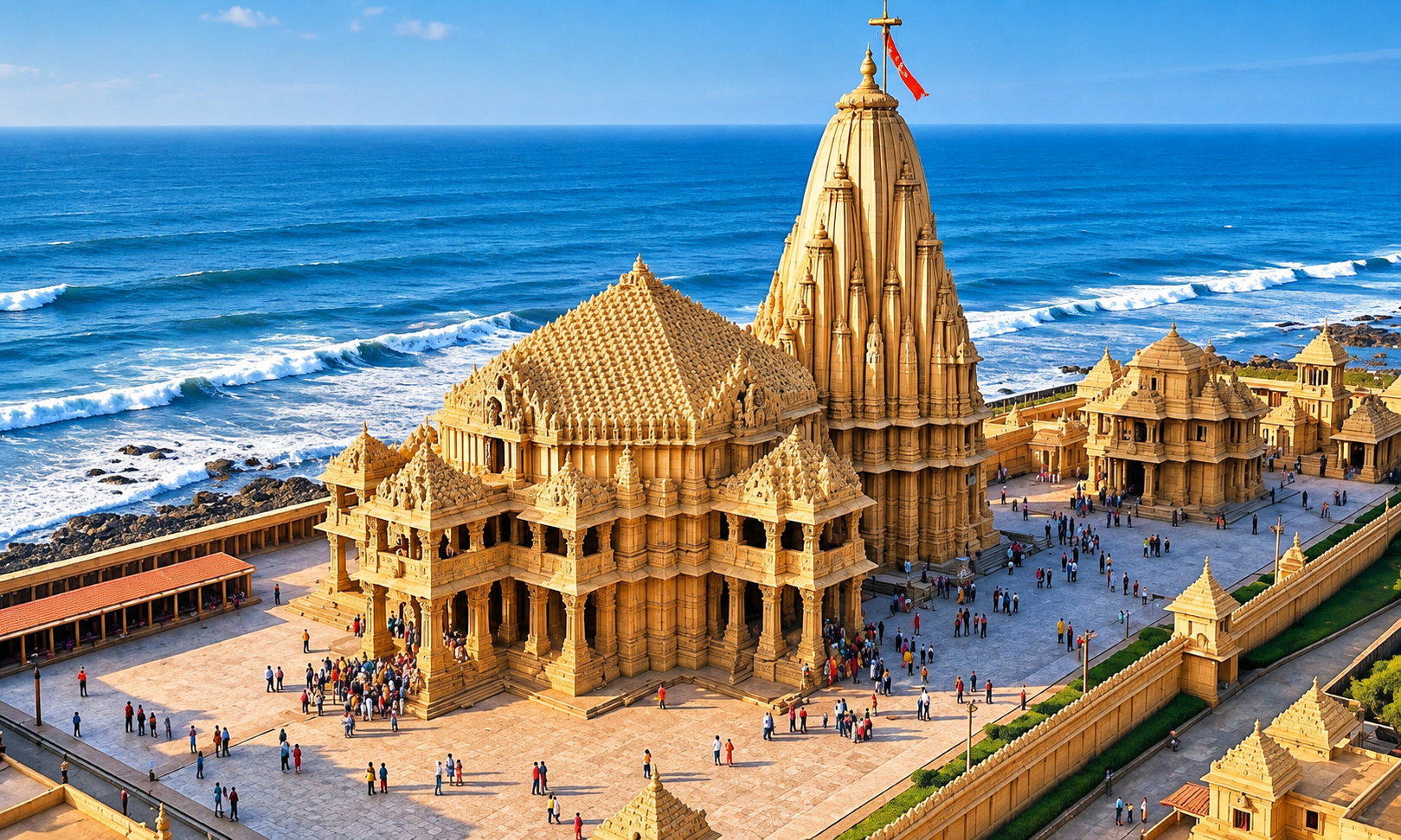 Somnath – Coastal temple